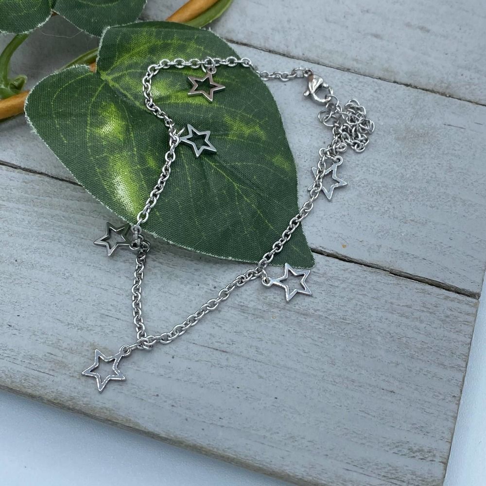 Stars Stainless Steel Anklet